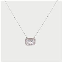 Halskette Rue des Mille Dame in Silber Cubic Zirconia GR-035 M2 RH